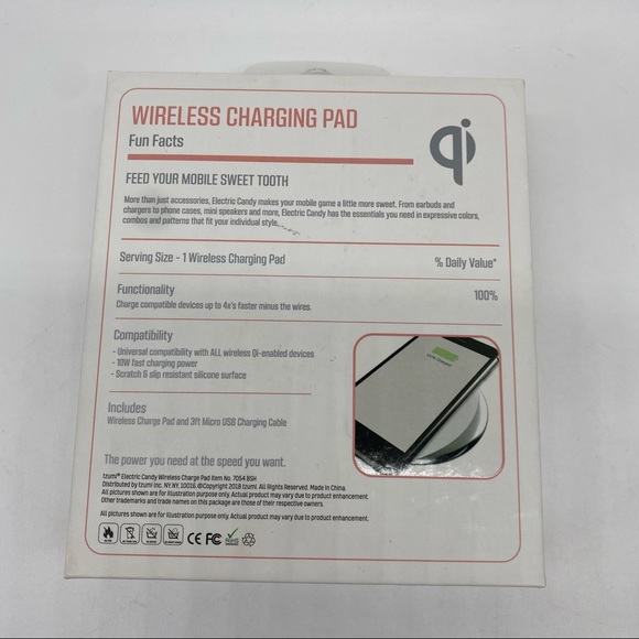 Electric Candy Wireless Charging Pad 10 watt for all Qi-enabled devices PINK - Picture 5 of 5